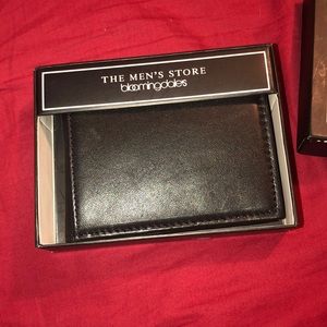 Black Real leather wallet